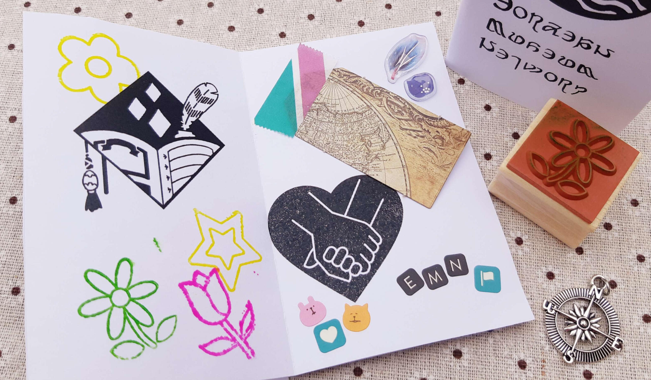 EMN passport decorated